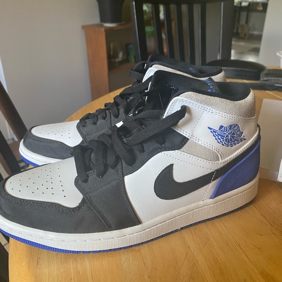 Air Jordan 1 Mid SE / Union Royal Blue - like new - Picture 5 of 9